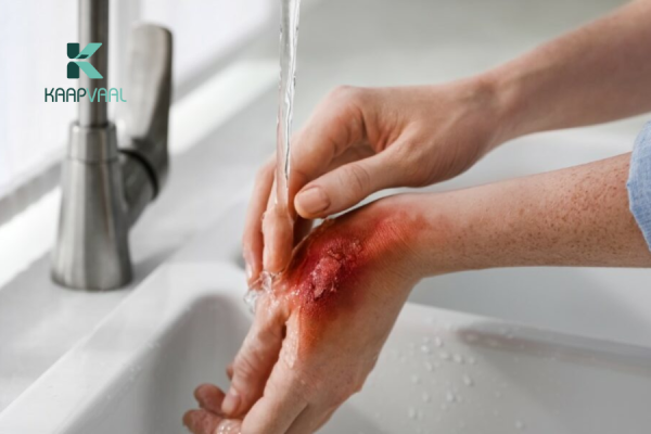 Rửa Vết Bỏng Dưới Nước Lạnh